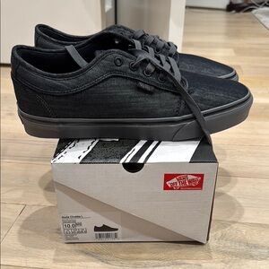 Vans Men's black denim skate chukkas